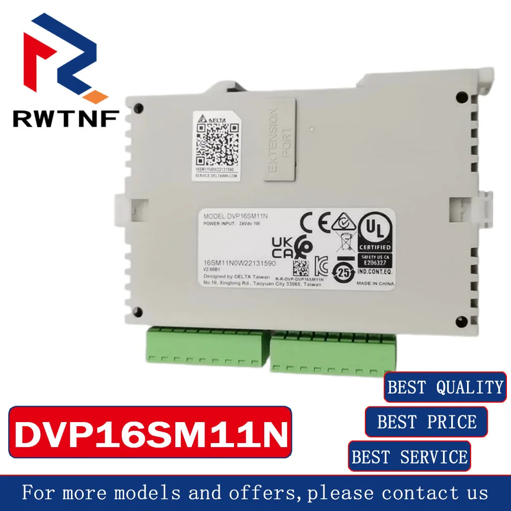 Brand New Genuine DVP16SM11N Delta EH Series Expansion Module PLC,100% original warehouse stock
Brand New Genuine DVP16SM11N Delta EH Series Expansion Module PLC,100% original warehouse stock