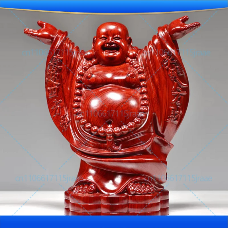 Hand Carved Ebony Wood Happy Buddha Statue Figurine - Laughing Maitreya Big Belly Ornament Prosperity Fortune Home Office Desk
Hand Carved Ebony Wood Happy Buddha Statue Figurine - Laughing Maitreya Big Belly Ornament Prosperity Fortune Home Office Desk
