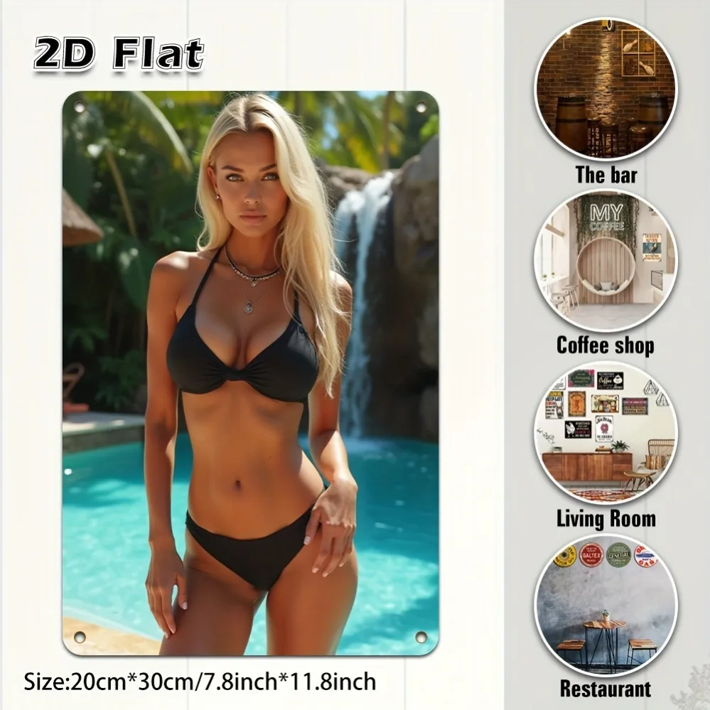 Funny Bikini Girl Wall Art for Home Bar Cafe Decor, Halloween Christmas Gift
Funny Bikini Girl Wall Art for Home Bar Cafe Decor, Halloween Christmas Gift
