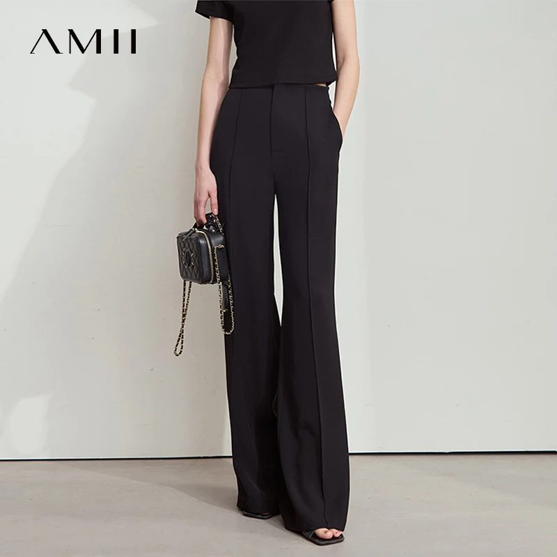 AMII Minimalist Summer Casual Pants Woman Solid Wide Leg Loose Pants for Women New Fashion Office Lady Long Trousers 12542015
AMII Minimalist Summer Casual Pants Woman Solid Wide Leg Loose Pants for Women New Fashion Office Lady Long Trousers 12542015