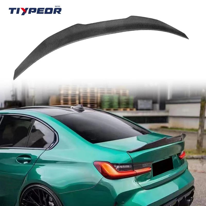 TIYPEOR Dry Carbon Fiber Rear Spoiler For BMW 4 Series G22 G82 PSM Style 3K Twill Weave Ducktail Spoiler
TIYPEOR Dry Carbon Fiber Rear Spoiler For BMW 4 Series G22 G82 PSM Style 3K Twill Weave Ducktail Spoiler