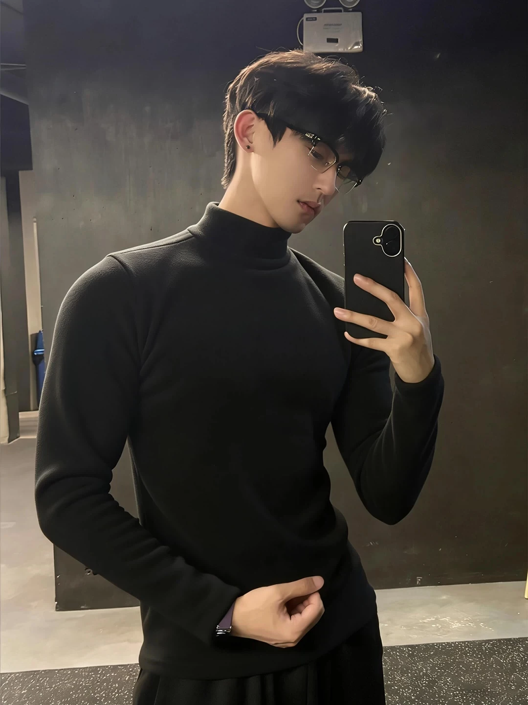 Bla Fce Lined f High Ne Men's T-irt Slim Fit Long Sve Base Layer irt for Autumn Winter Warm Sli Inner Wear
Bla Fce Lined f High Ne Men's T-irt Slim Fit Long Sve Base Layer irt for Autumn Winter Warm Sli Inner Wear