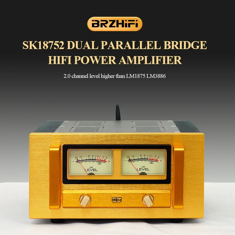 Новый усилитель высокой мощности BRZHIFI Audio 100WX2 Bluetooth 5,0 стерео HIFI Amp с японским оригинальным силовым модулем SK18752
Новый усилитель высокой мощности BRZHIFI Audio 100WX2 Bluetooth 5,0 стерео HIFI Amp с японским оригинальным силовым модулем SK18752