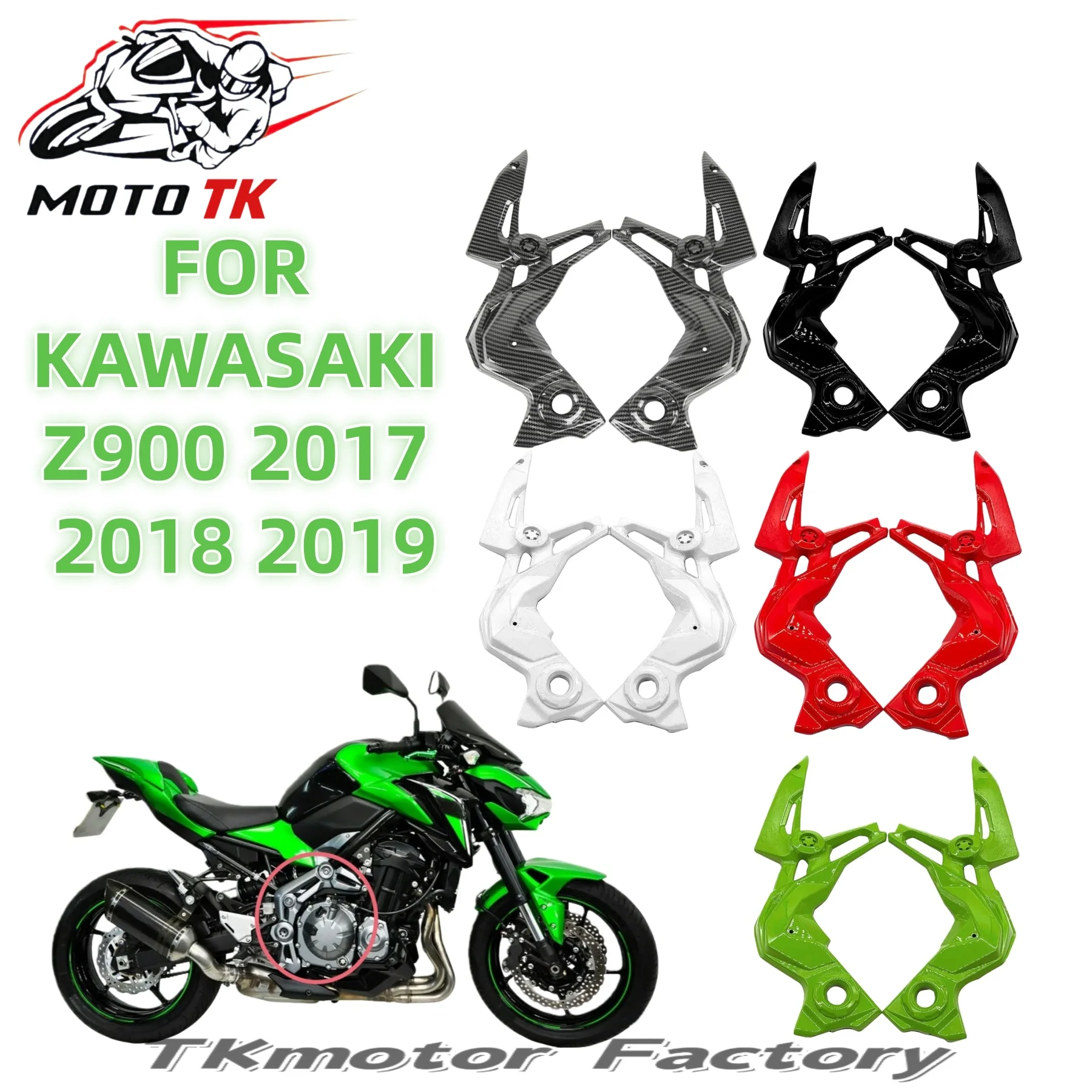 For Kawasaki Z900 2017 2018 2019 Front Side Trim Frame Body Fairing Cover Panel Engine Side Panel Motorcycle Accessories Z-900
For Kawasaki Z900 2017 2018 2019 Front Side Trim Frame Body Fairing Cover Panel Engine Side Panel Motorcycle Accessories Z-900