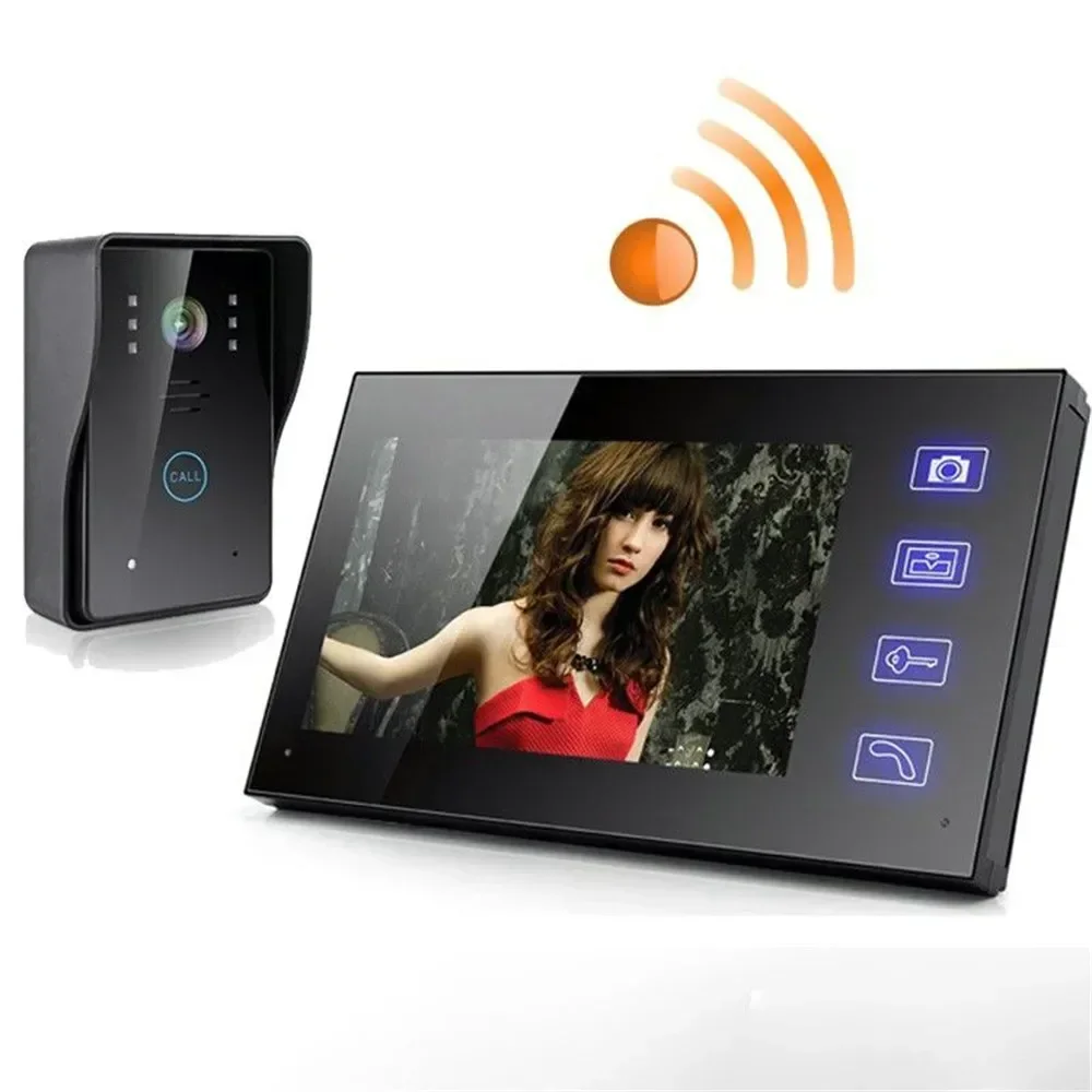 7 inch Night Vision Wireless Screen Video Door Phone with Intercom Access Control System for home security
7 inch Night Vision Wireless Screen Video Door Phone with Intercom Access Control System for home security