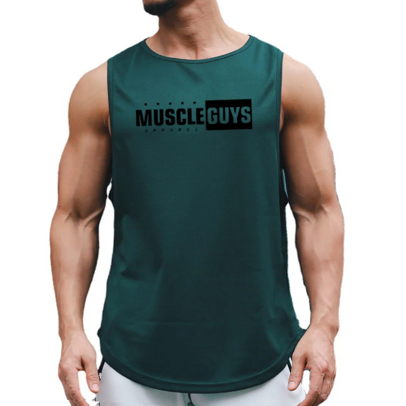 New Gym Fitness Mens Workout Muscle Cool Feeling Tank Tops Summer Mesh Sleeveless Absorb Sweat Breathable Casual Fashion T-shirt
New Gym Fitness Mens Workout Muscle Cool Feeling Tank Tops Summer Mesh Sleeveless Absorb Sweat Breathable Casual Fashion T-shirt