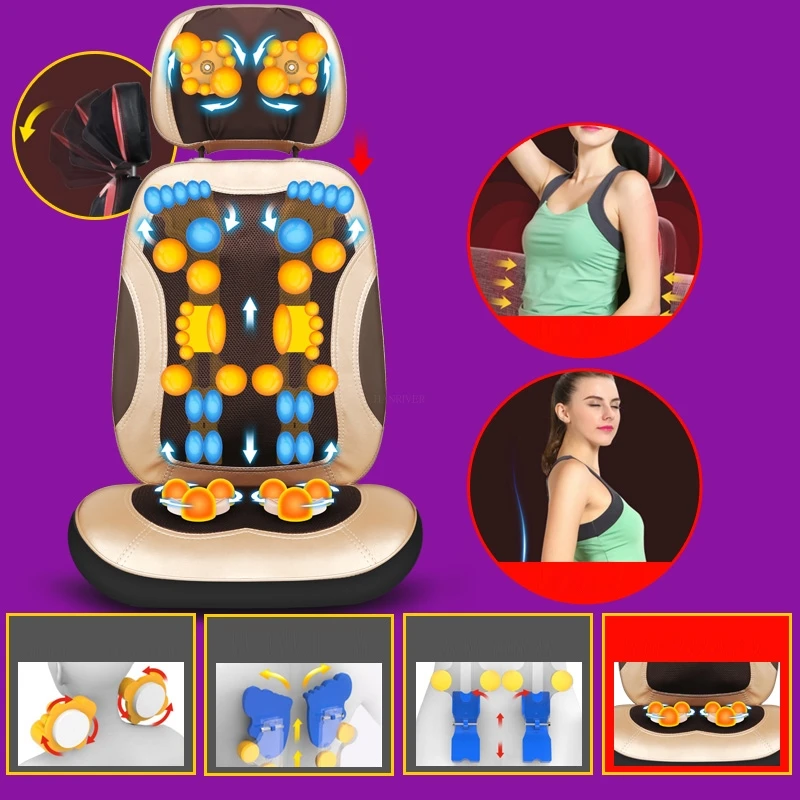 Massager Neck, Waist, Back, Hip Household Massage Pad Full Body Massage Cushion Chair Pad
Massager Neck, Waist, Back, Hip Household Massage Pad Full Body Massage Cushion Chair Pad