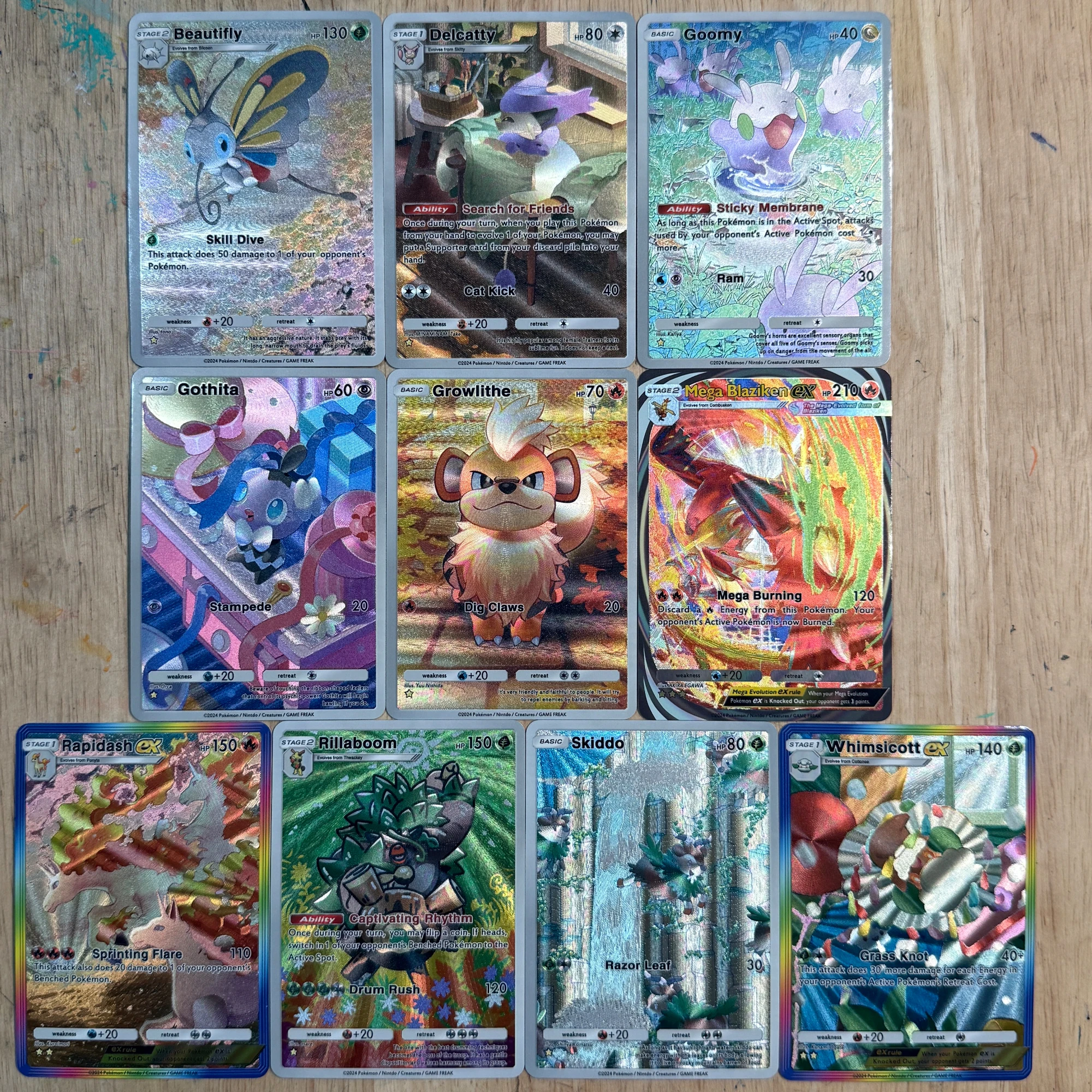 10 шт./компл. карманная серия Ptcg английская Rapidash Blaziken Growlithe текстура флэш-карта классическая игра аниме коллекционные карты
10 шт./компл. карманная серия Ptcg английская Rapidash Blaziken Growlithe текстура флэш-карта классическая игра аниме коллекционные карты