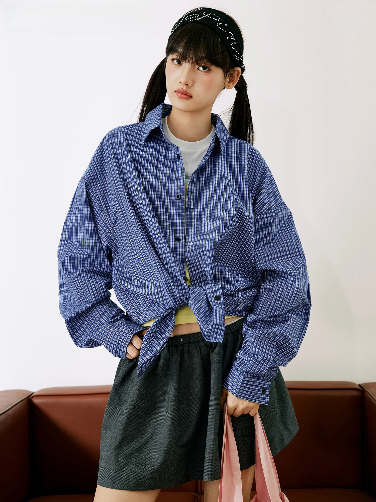 Burgenland Women's Plaid Long Sleeve Shirt Casual Outerwear Open Cardigan Spring Loose Fit Breathable Cotton Button up Coat
Burgenland Women's Plaid Long Sleeve Shirt Casual Outerwear Open Cardigan Spring Loose Fit Breathable Cotton Button up Coat