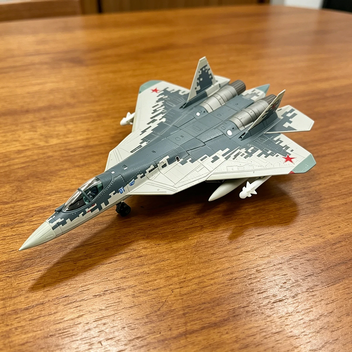 1/100 Scale SU-57 Stealth Fighter Aircraft Model Diecast Aircraft Russia SU-57 Alloy Aircraft Finished Toy Gift Display Decor
1/100 Scale SU-57 Stealth Fighter Aircraft Model Diecast Aircraft Russia SU-57 Alloy Aircraft Finished Toy Gift Display Decor