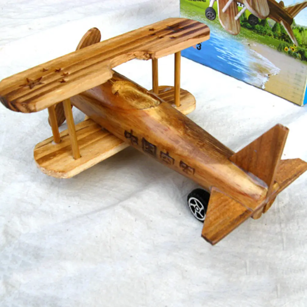 2Pcs Wooden Airplane Decoration Natural Wood Desktop Ornament for Home Office Kids Room Living Room Wooden Airplane
2Pcs Wooden Airplane Decoration Natural Wood Desktop Ornament for Home Office Kids Room Living Room Wooden Airplane