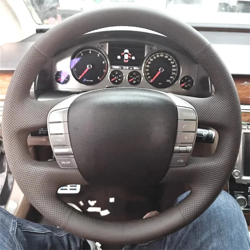 Custom DIY Car Steering Wheel Braid Cover 100% Fit For Volkswagen VW Touareg Phaeton 2002-2010 Auto Interior Accessories
Custom DIY Car Steering Wheel Braid Cover 100% Fit For Volkswagen VW Touareg Phaeton 2002-2010 Auto Interior Accessories