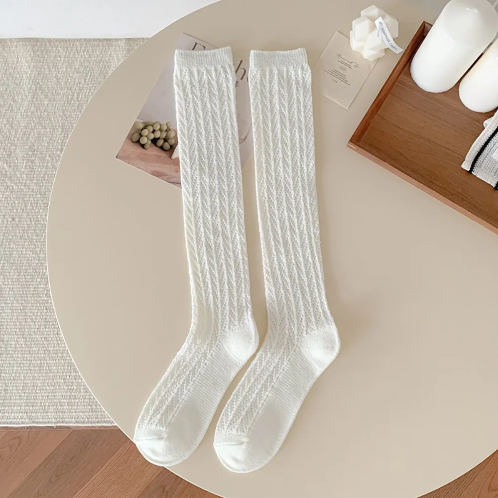 New Knitted Hollow Calf Socks Warmth Harajuku Street Stacked Long Tube Socks Casual Breathable Mid Tube Socks Women Girls
New Knitted Hollow Calf Socks Warmth Harajuku Street Stacked Long Tube Socks Casual Breathable Mid Tube Socks Women Girls