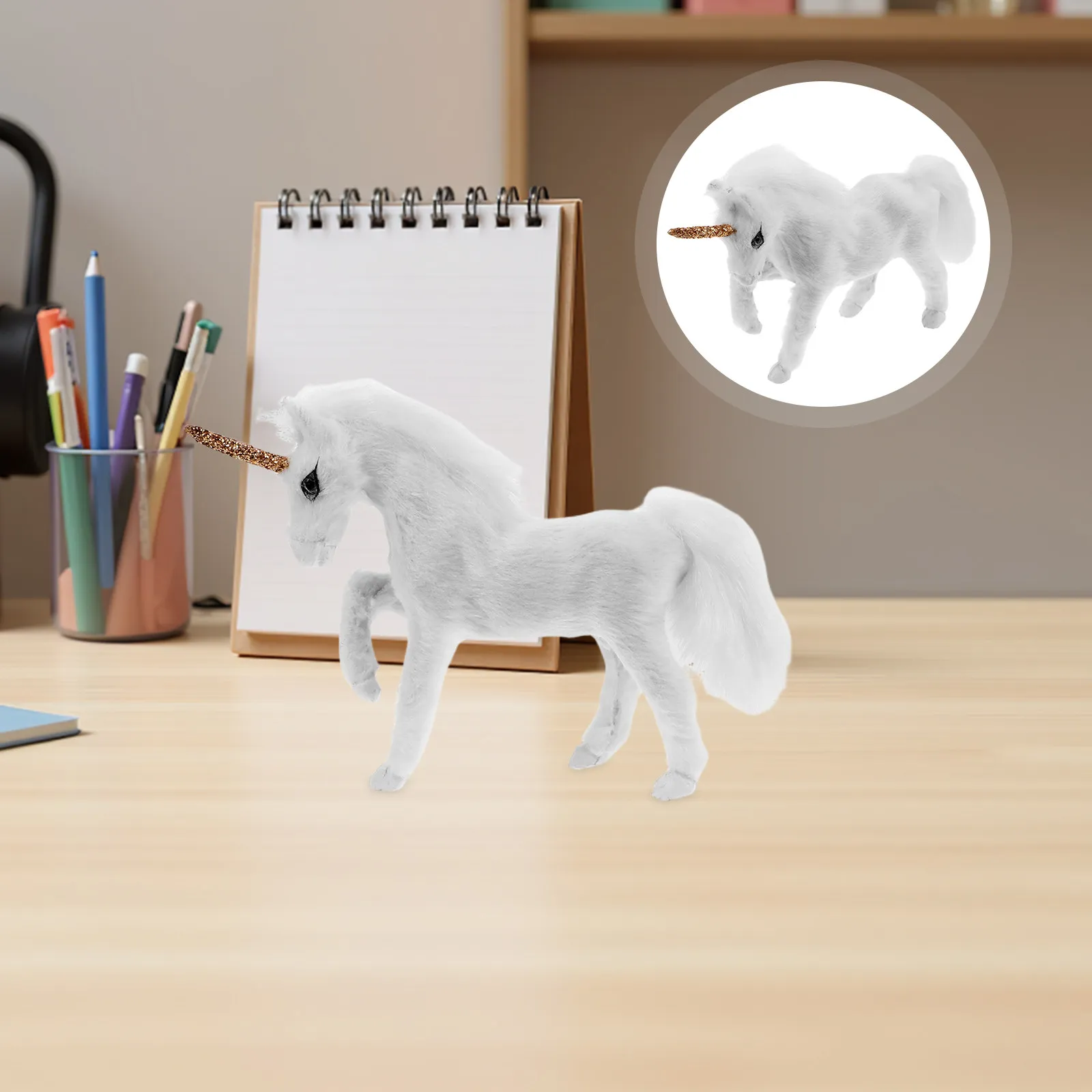 2Pcs Realistic Unicorn Decorations Soft Faux Wool Texture Miniature Standing Animal Ornaments for Home Office Living Room
2Pcs Realistic Unicorn Decorations Soft Faux Wool Texture Miniature Standing Animal Ornaments for Home Office Living Room
