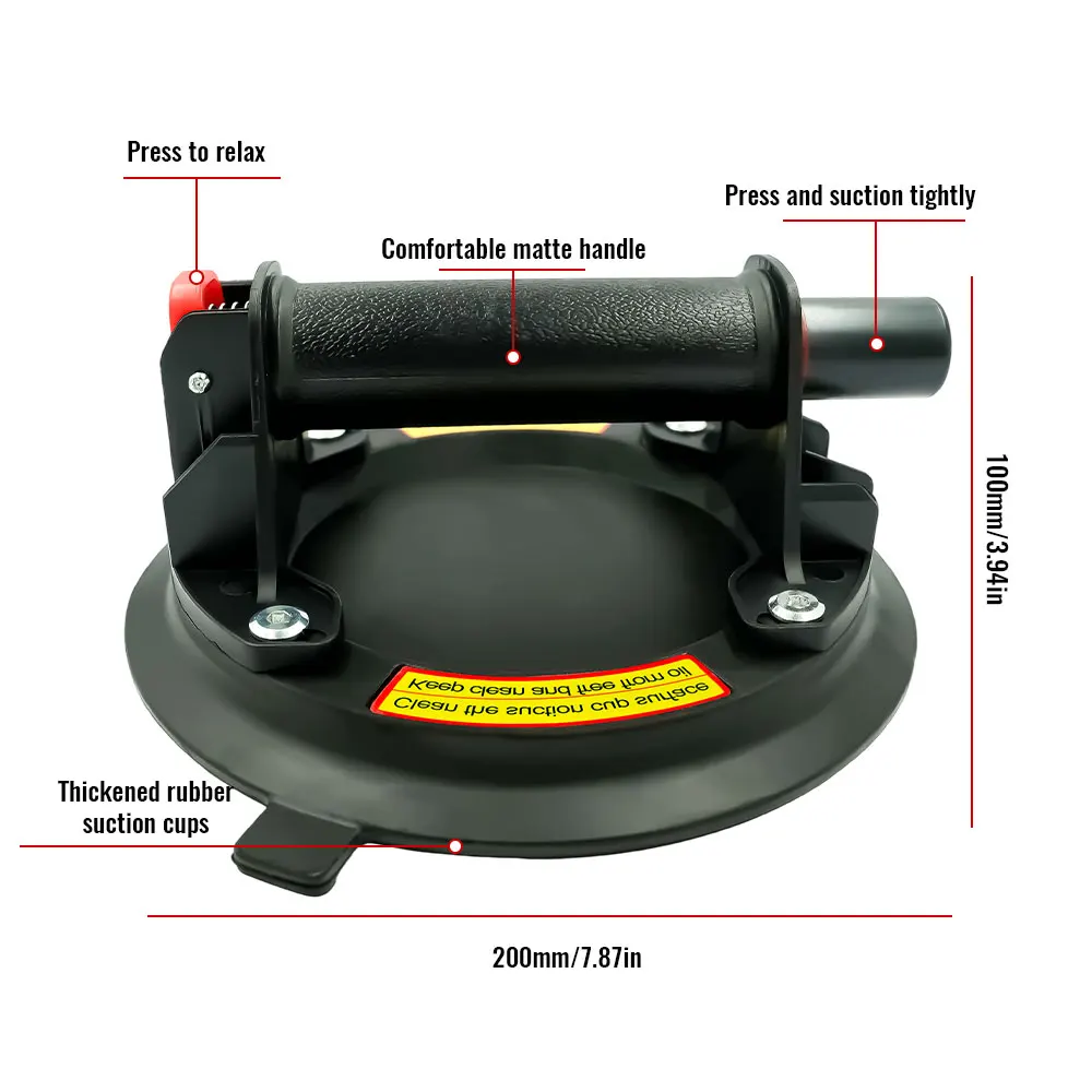Hot sell Vacuum Suction Cup 220kg Loading Capacity Heavy Duty Vacuum Spreader for Tile Adsorption Glass Granite Lifting
Hot sell Vacuum Suction Cup 220kg Loading Capacity Heavy Duty Vacuum Spreader for Tile Adsorption Glass Granite Lifting