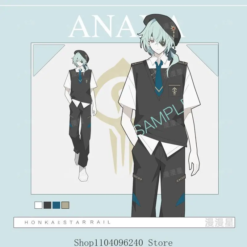 Honkai: Star Rail Anaxa Anaxagoras Cosplay Costume Short sleeved Long pants Winter Fashion Casual Unisex Windbreaker Hoodie
Honkai: Star Rail Anaxa Anaxagoras Cosplay Costume Short sleeved Long pants Winter Fashion Casual Unisex Windbreaker Hoodie