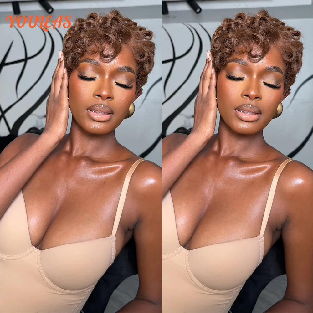 Парик из натуральных волос Pixie Cut коричневого цвета, короткий боб с лёгкой волной, 13x4, прозрачный кружевной фронт, без клея
Парик из натуральных волос Pixie Cut коричневого цвета, короткий боб с лёгкой волной, 13x4, прозрачный кружевной фронт, без клея