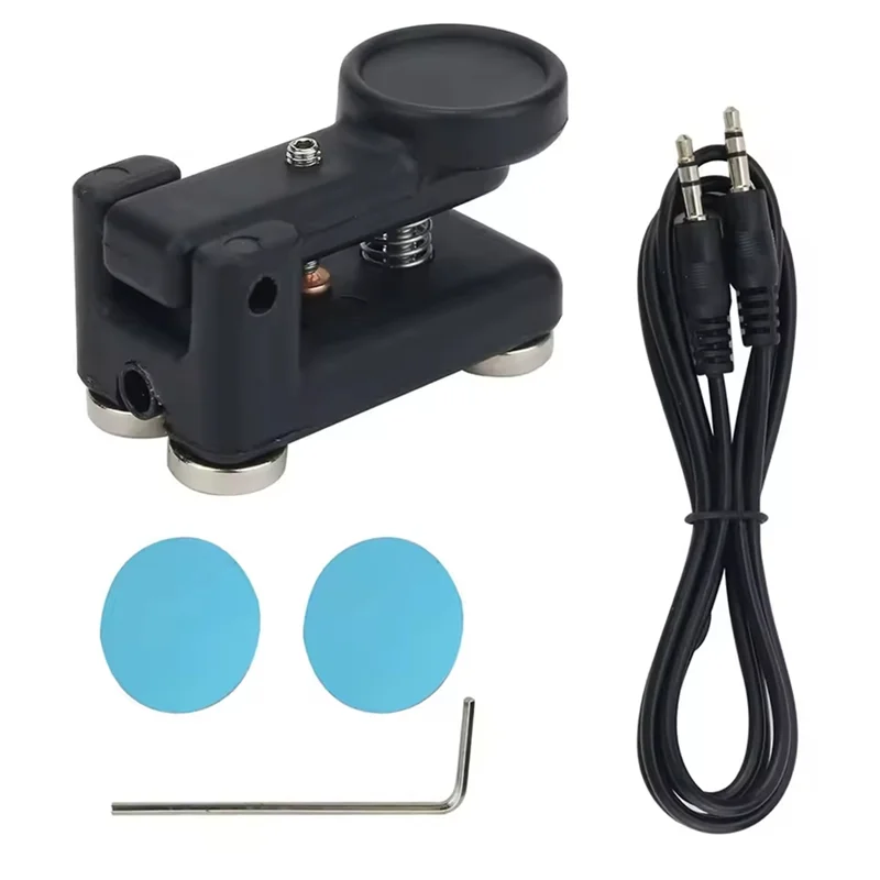 Fresh 1Set QU-4525 Morse-Code Telegraph Key Manual Electric Wrench Shortwave Radio CW-Morse Code Magnetic Base CW Keyer
Fresh 1Set QU-4525 Morse-Code Telegraph Key Manual Electric Wrench Shortwave Radio CW-Morse Code Magnetic Base CW Keyer
