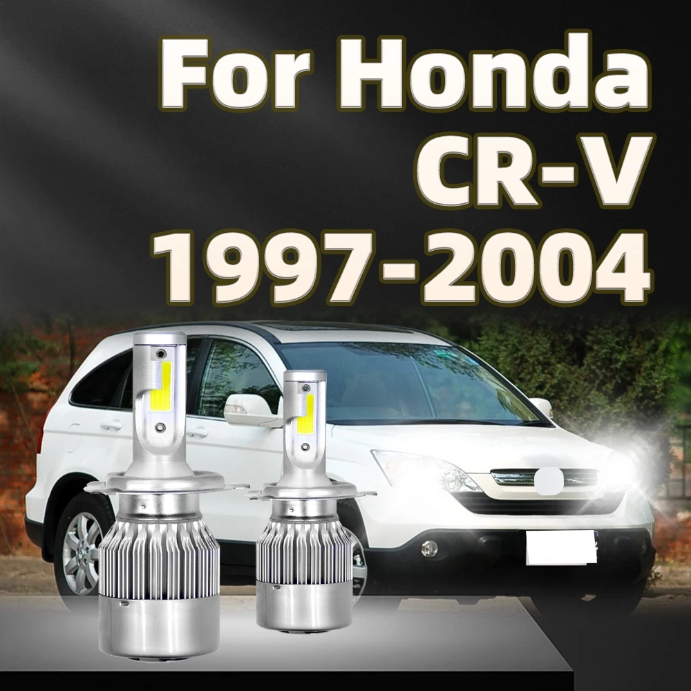 2Pcs LED H4 Headlight Car Bulb 26000LM 6000K White Headlamp For Honda CRV 1997 1998 1999 2000 2001 2002 2003 2004
2Pcs LED H4 Headlight Car Bulb 26000LM 6000K White Headlamp For Honda CRV 1997 1998 1999 2000 2001 2002 2003 2004