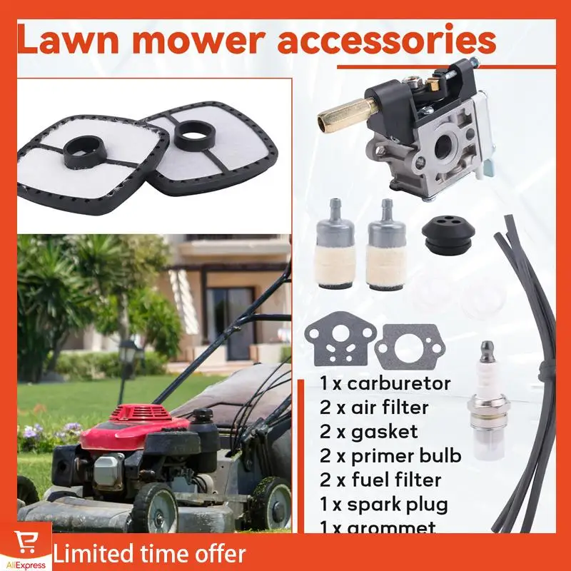 Fresh Carburetor For Echo SRM-230 SRM-231 GT-200R SRM-210 SRM-230S SRM-230U Weed Eater Trimmer With Air Filter Tune Up Kit
Fresh Carburetor For Echo SRM-230 SRM-231 GT-200R SRM-210 SRM-230S SRM-230U Weed Eater Trimmer With Air Filter Tune Up Kit