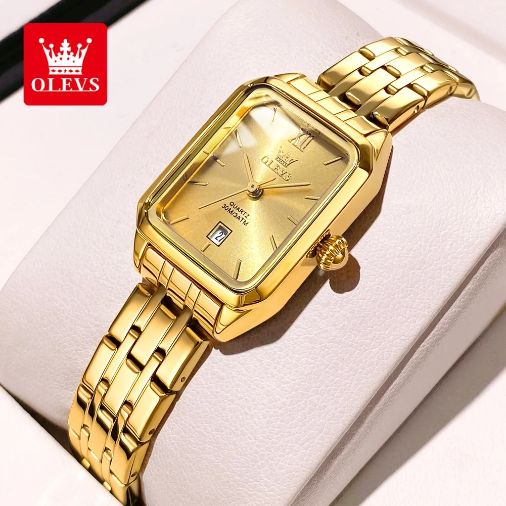 OLEVS 5616 Women Watch Luxury Brand Quartz Watch Classic Original Square Gold Women Watch Waterproof Luminous Watch Reloj Hombre
OLEVS 5616 Women Watch Luxury Brand Quartz Watch Classic Original Square Gold Women Watch Waterproof Luminous Watch Reloj Hombre