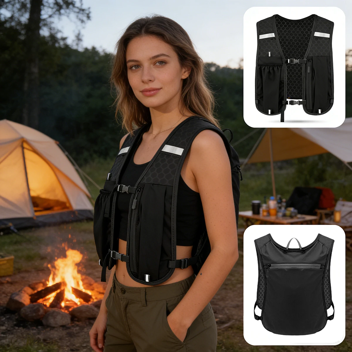 1Pc Breathable Mesh Tactical Vest Bag Outdoor Camping Mountaineering Cycling Multifunctional Equipment Storage Chest Bag
1Pc Breathable Mesh Tactical Vest Bag Outdoor Camping Mountaineering Cycling Multifunctional Equipment Storage Chest Bag