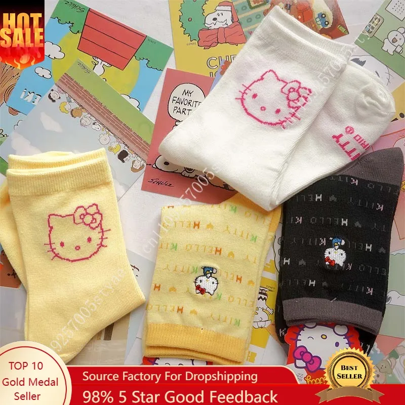 Cute style Hello Kitty and Sanrio cotton socks, soft and adorable schoolgirl style JK cartoon mid-calf socks Lolita style
Cute style Hello Kitty and Sanrio cotton socks, soft and adorable schoolgirl style JK cartoon mid-calf socks Lolita style
