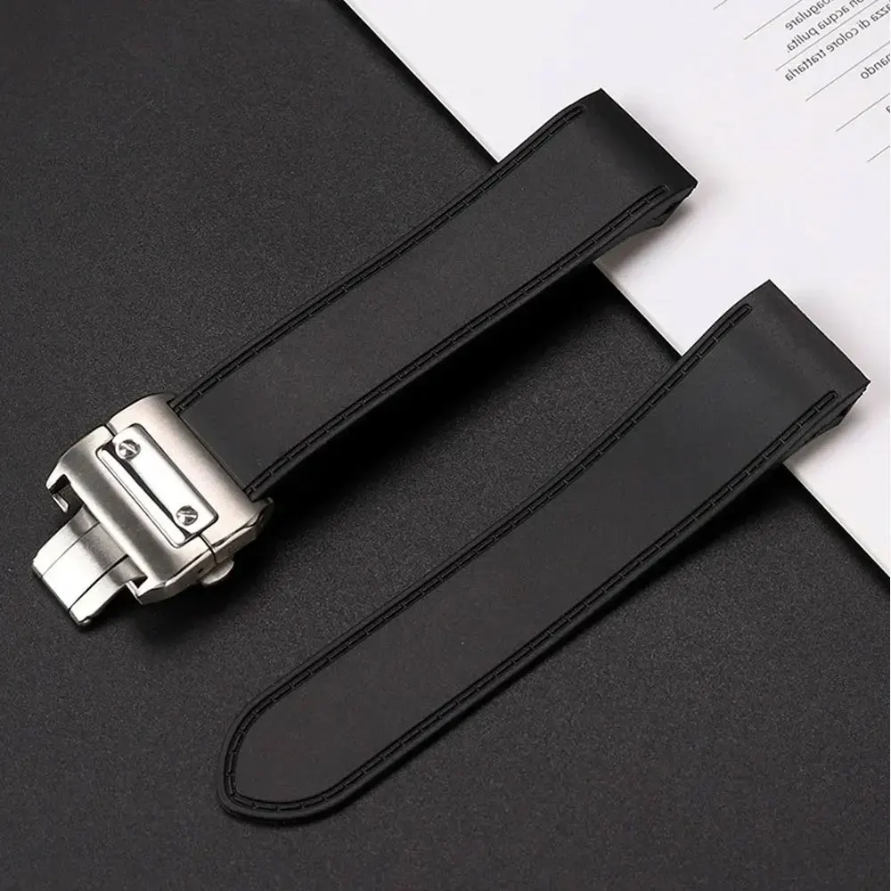 23 мм 25 м для Cartier santos100 Santos силиконовый резиновый ремешок для часов Santos 100 с металлической пряжкой мужской черный, синий мягкий браслет
23 мм 25 м для Cartier santos100 Santos силиконовый резиновый ремешок для часов Santos 100 с металлической пряжкой мужской черный, синий мягкий браслет