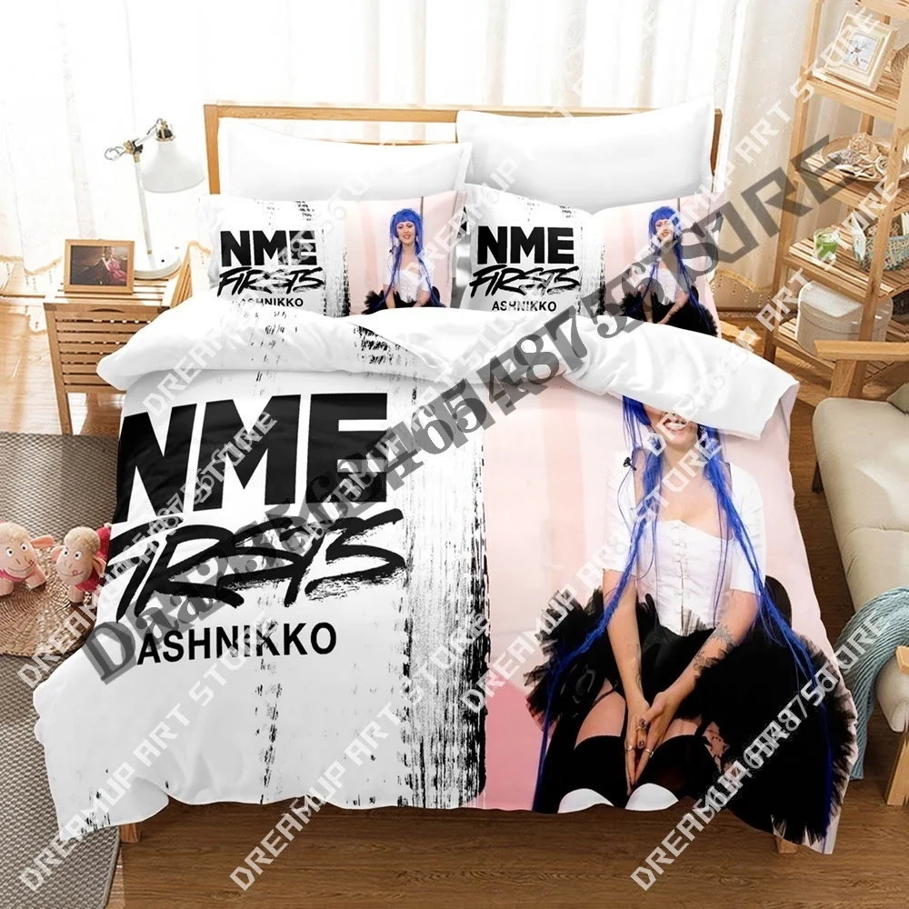 3D Print Singer A-Ashnikko Bedding Set Single Twin Full Queen King Size Bed Set Adult Kid Bedroom Duvetcover Sets Anime Bed
3D Print Singer A-Ashnikko Bedding Set Single Twin Full Queen King Size Bed Set Adult Kid Bedroom Duvetcover Sets Anime Bed