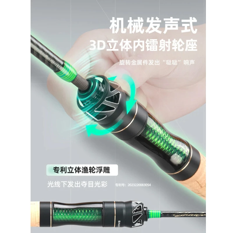 Удочка FishingHasida Cuiying Micro Lure, ультрамягкая, цельная, портативная, с кольцами Fuji, для ловли форели на ручьях, 2,5 секции, с пробковой рукояткой
Удочка FishingHasida Cuiying Micro Lure, ультрамягкая, цельная, портативная, с кольцами Fuji, для ловли форели на ручьях, 2,5 секции, с пробковой рукояткой