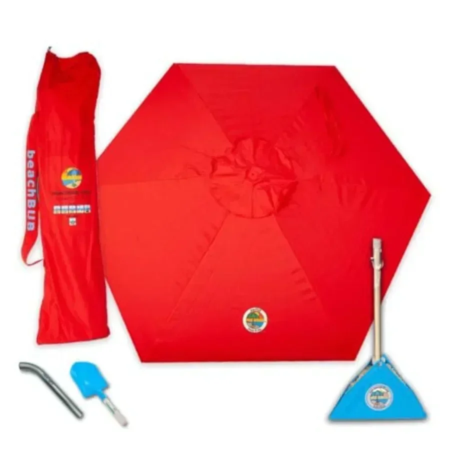 ALL-IN-ONE BEACH UMBRELLA SYSTEM. Includes ULTRA Base compliant with the ASTM F3681-24 Beach Umbrella Safety Standard
ALL-IN-ONE BEACH UMBRELLA SYSTEM. Includes ULTRA Base compliant with the ASTM F3681-24 Beach Umbrella Safety Standard