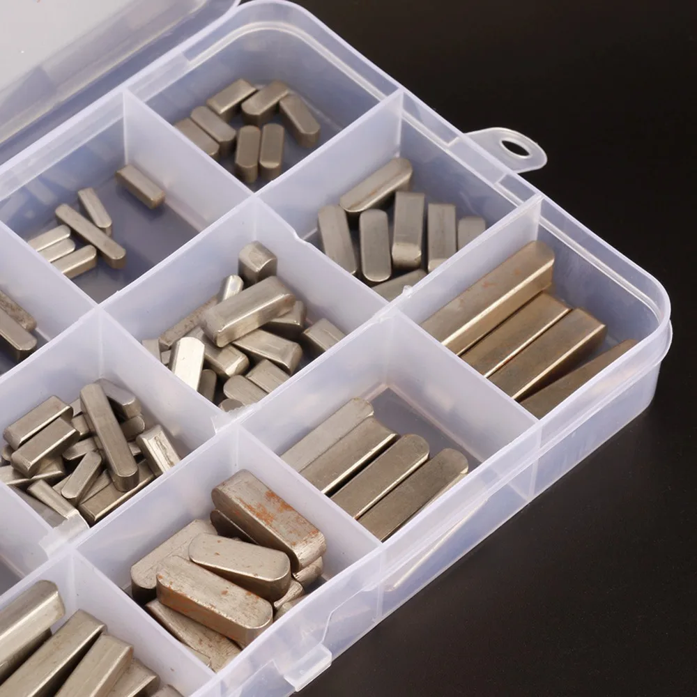 140pcs 12mm 16mm 20mm 25mm Parallel Drive Shaft Key Round Ended Design Steel Material Round Ended Feather Key Key Stock
140pcs 12mm 16mm 20mm 25mm Parallel Drive Shaft Key Round Ended Design Steel Material Round Ended Feather Key Key Stock