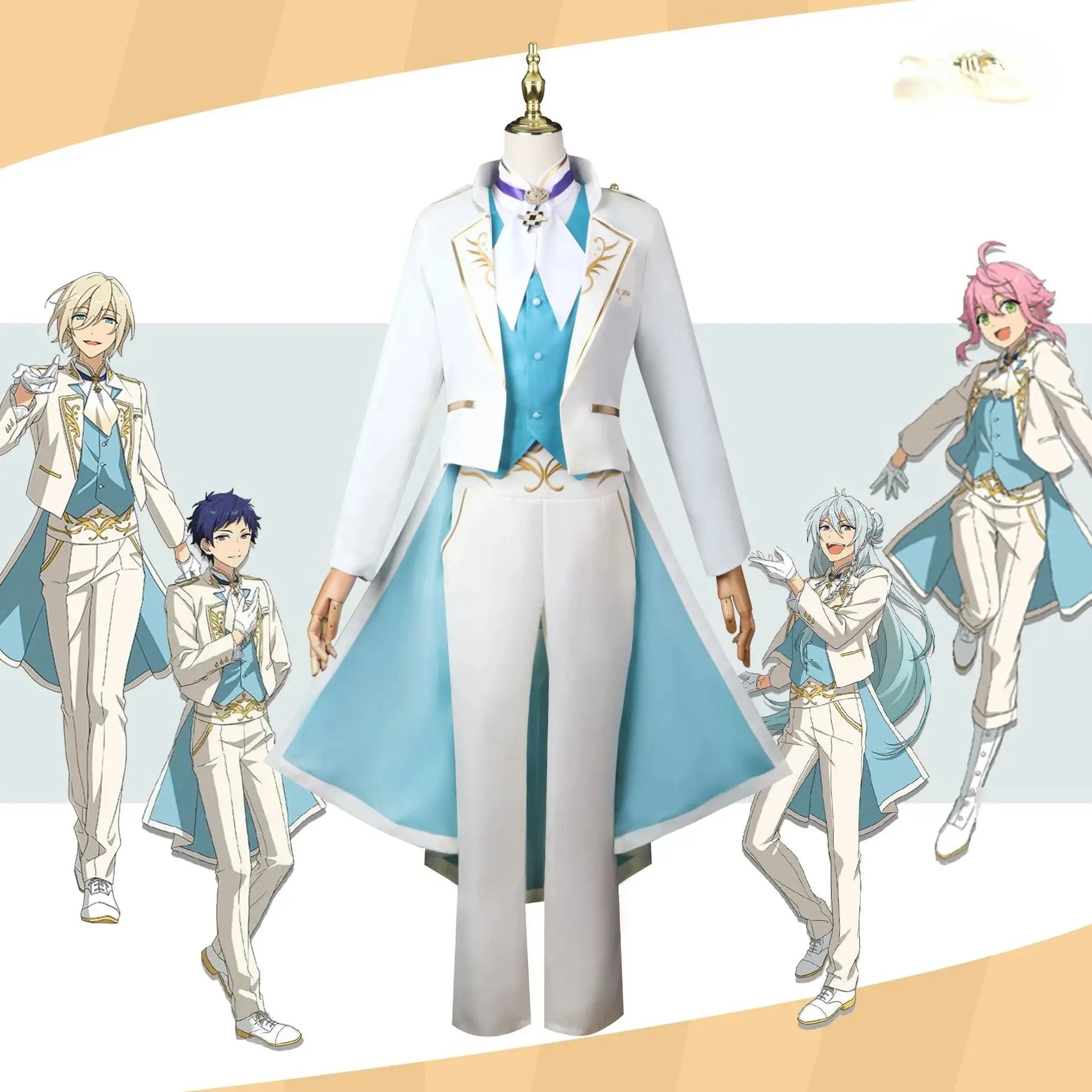 Anime Ensemble Stars Cosplay Wataru Hibiki Fushimi Yuzuru Tori Himemiya Tenshouin Eichi Cosplay Costume Wig Fine Team Uniform
Anime Ensemble Stars Cosplay Wataru Hibiki Fushimi Yuzuru Tori Himemiya Tenshouin Eichi Cosplay Costume Wig Fine Team Uniform