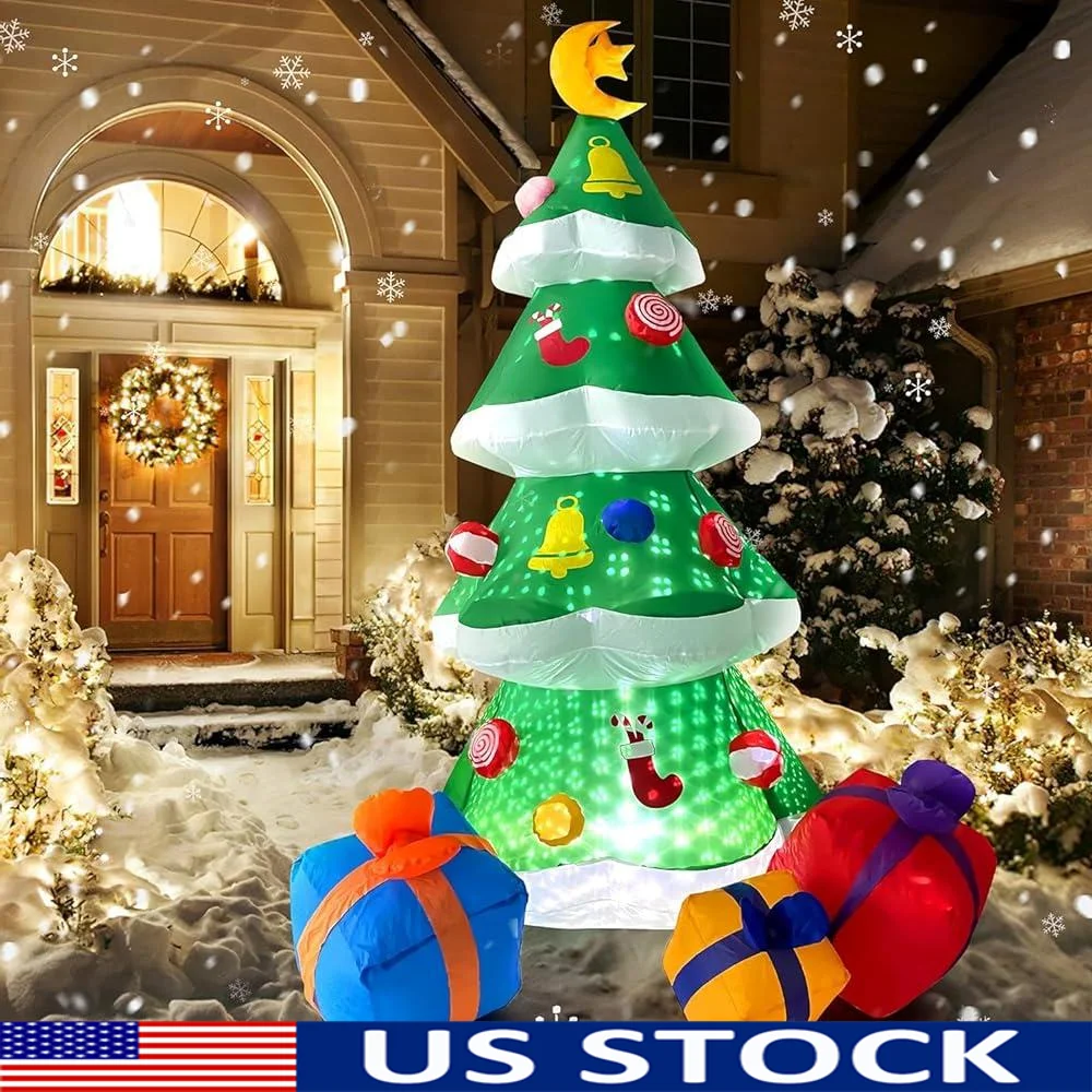7.5 FT LED Christmas Inflatable Tree Decoration with Gift Boxes Outdoor Yard Decor Durable Waterproof Holiday Lights
7.5 FT LED Christmas Inflatable Tree Decoration with Gift Boxes Outdoor Yard Decor Durable Waterproof Holiday Lights