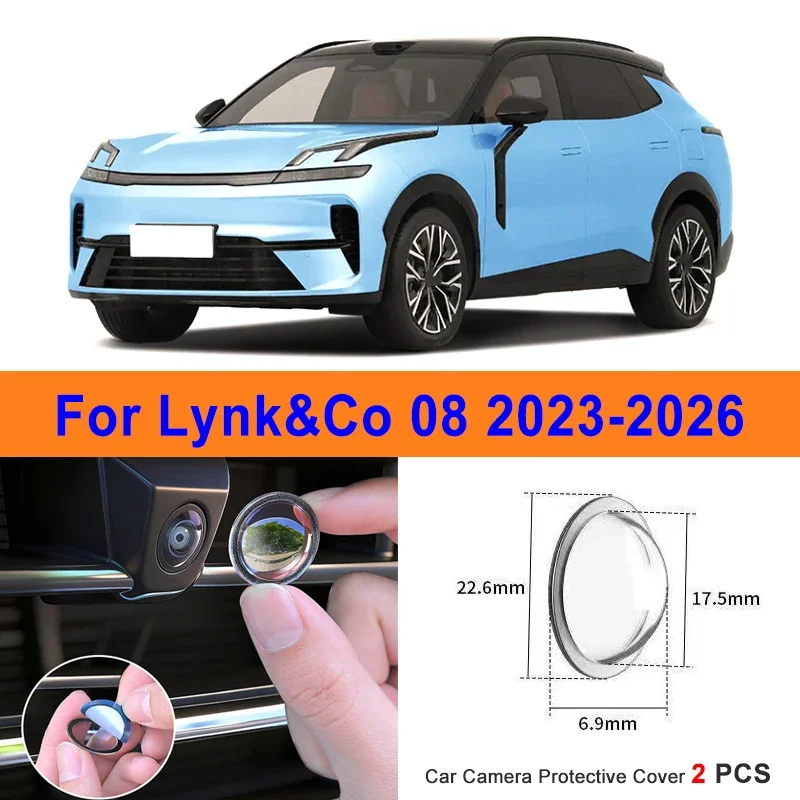 360 Reverse Image Car Camera Cover Anti-Scratch PC Lens Protector Stickers For Lynk&Co 08 2023-2026 2Pcs
360 Reverse Image Car Camera Cover Anti-Scratch PC Lens Protector Stickers For Lynk&Co 08 2023-2026 2Pcs