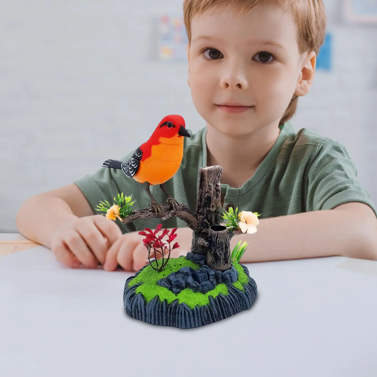 Simulation Electronic Bird Cute Chirp Pen Holder Decorative Realistic Pet Bird for School Kids Bedroom Living Room Kitchen
Simulation Electronic Bird Cute Chirp Pen Holder Decorative Realistic Pet Bird for School Kids Bedroom Living Room Kitchen