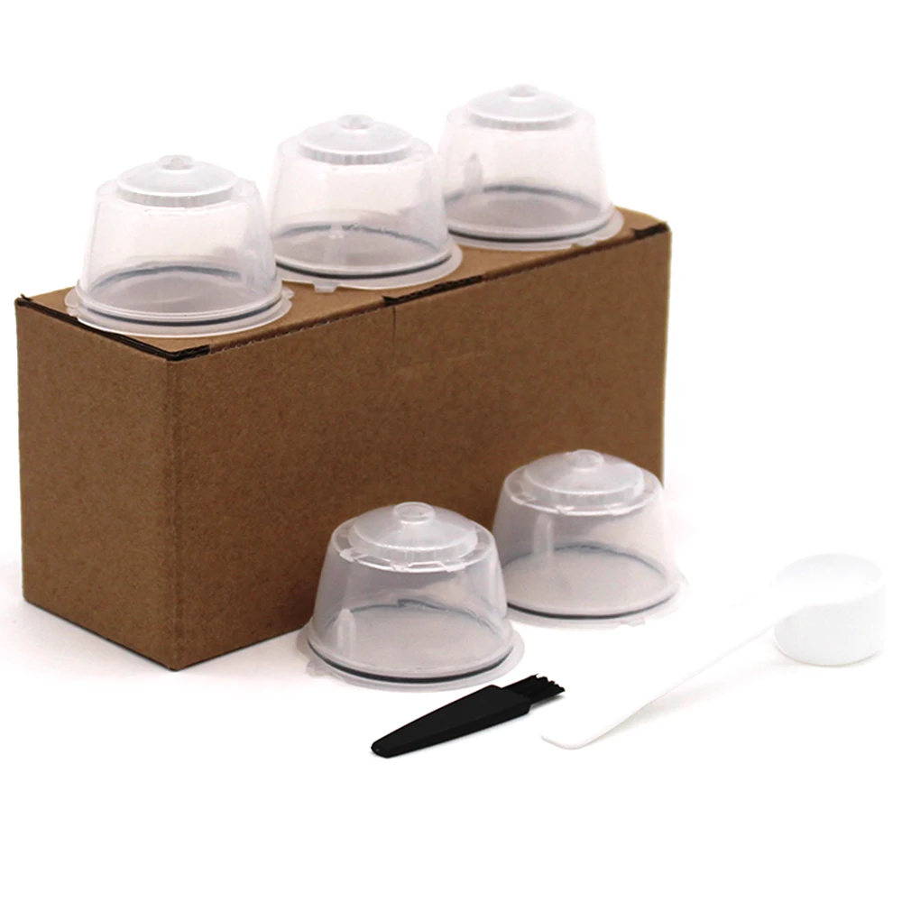 5PCS Reusable Nestle for Dolce Gusto Coffee Capsule Filter Cup Refillable Filter Basket Caps Reusable Spoon Brush-1
5PCS Reusable Nestle for Dolce Gusto Coffee Capsule Filter Cup Refillable Filter Basket Caps Reusable Spoon Brush-1