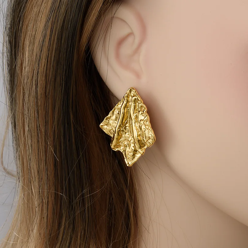 Classic Geometric Irregular Shaped Earrings Neutral High-Quality Stainless Steel Earrings Men Women Accessories Jewelry Earplugs
Classic Geometric Irregular Shaped Earrings Neutral High-Quality Stainless Steel Earrings Men Women Accessories Jewelry Earplugs