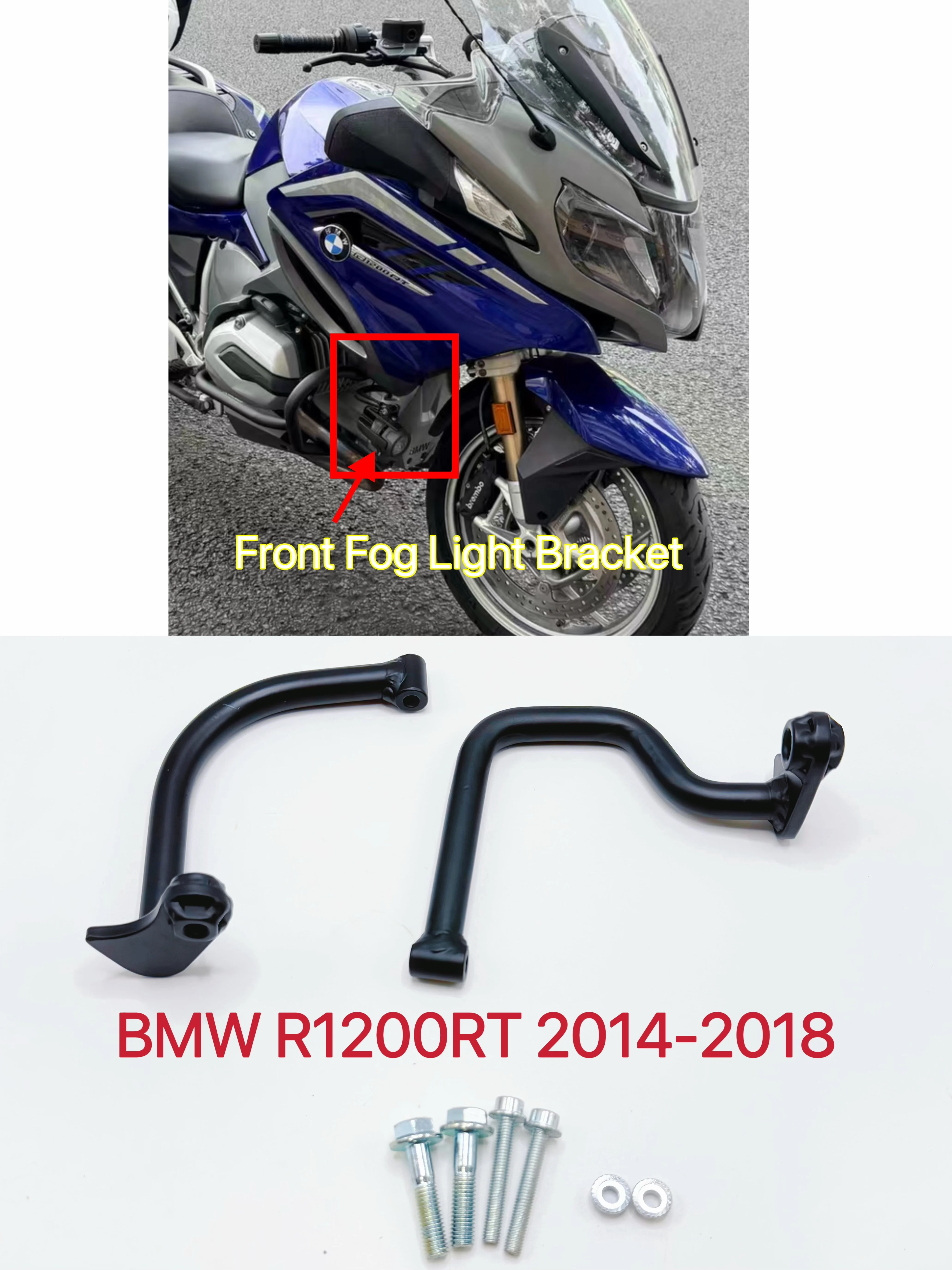 Retrofitting auxiliary headlights with additional headlight bracketsfog lamp bracket For BMW R1200RT 2014 2015 2016 2017 2018
Retrofitting auxiliary headlights with additional headlight bracketsfog lamp bracket For BMW R1200RT 2014 2015 2016 2017 2018