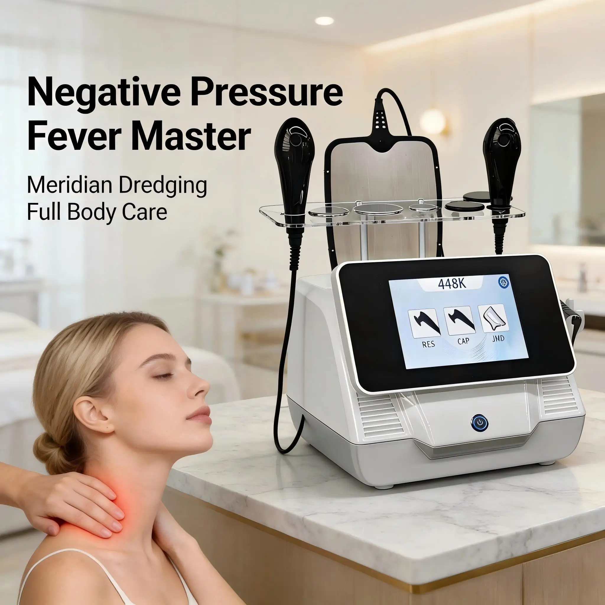 Fever Master 448K Negative Pressure Physiotherapy Meridian Dredging Body Shaping Comprehensive Salon Care Beauty Machine
Fever Master 448K Negative Pressure Physiotherapy Meridian Dredging Body Shaping Comprehensive Salon Care Beauty Machine