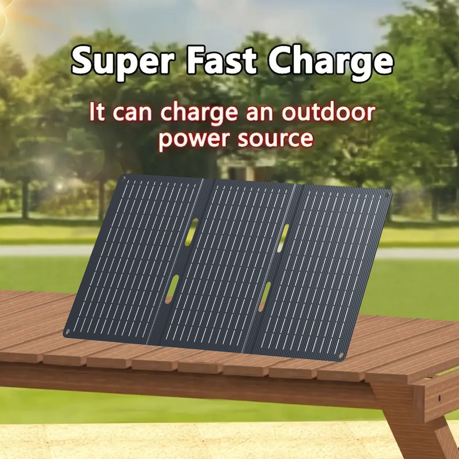 30W Foldable Solar Panel Portable with Dual Ports USB-C/USB-A Fast Charging for Camping Hiking Emergency
30W Foldable Solar Panel Portable with Dual Ports USB-C/USB-A Fast Charging for Camping Hiking Emergency