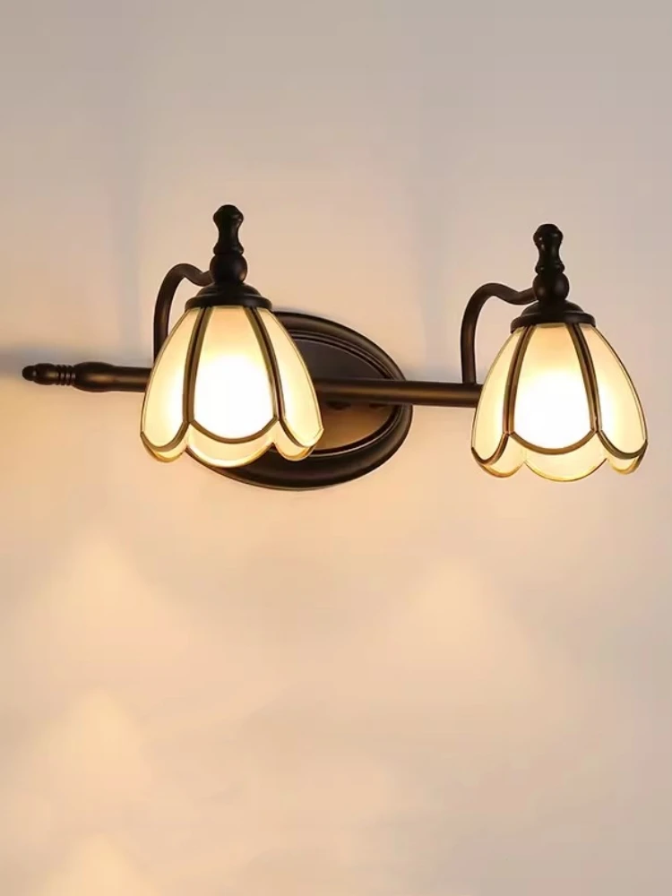 Nordic LED Bathroom Mirror Light Fixture Pull Chain Switch Home Lighting Copper Glass Nodern Wall Lamp Sconce Lampara Pared
Nordic LED Bathroom Mirror Light Fixture Pull Chain Switch Home Lighting Copper Glass Nodern Wall Lamp Sconce Lampara Pared