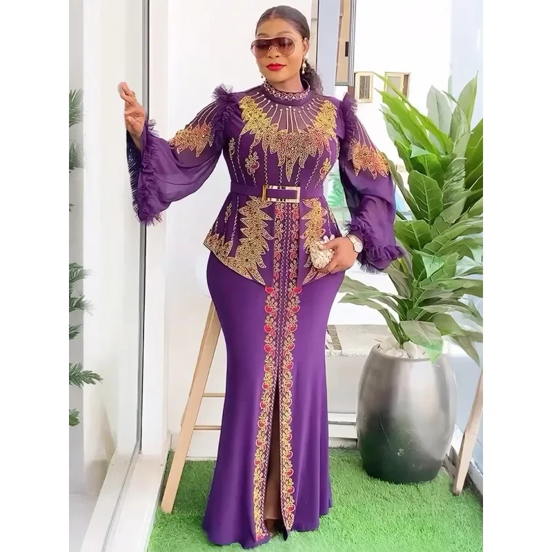 Customized 2025 Spring African Clothes for Women 2 PCS Sets Tops and Skirts Suit Dashiki Ankara Outfit Robe Plus Size Wedding Pa
Customized 2025 Spring African Clothes for Women 2 PCS Sets Tops and Skirts Suit Dashiki Ankara Outfit Robe Plus Size Wedding Pa