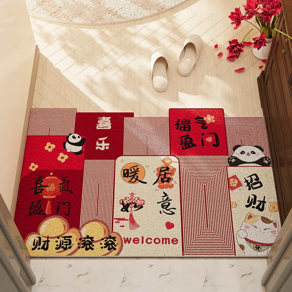 Door floor mat 2024 new high-end door carpet porch silk ring household floor mat
Door floor mat 2024 new high-end door carpet porch silk ring household floor mat