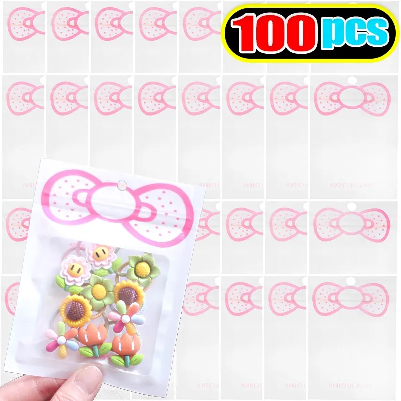 Small Items Bow Self Sealing Bag High Quality PET Transparent Bowknot Sealed Pouch Rings Necklace Storage Bags Jewelry Packaging
Small Items Bow Self Sealing Bag High Quality PET Transparent Bowknot Sealed Pouch Rings Necklace Storage Bags Jewelry Packaging