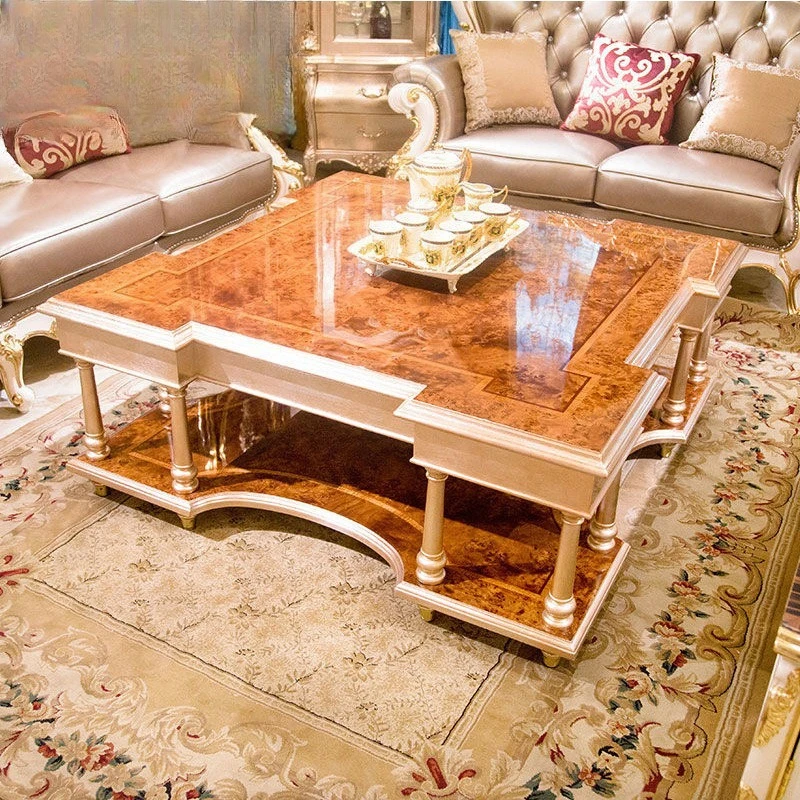 European mahogany carved coffee table champagne long coffee table neoclassical 1.3 meters coffee table TV cabinet combination
European mahogany carved coffee table champagne long coffee table neoclassical 1.3 meters coffee table TV cabinet combination
