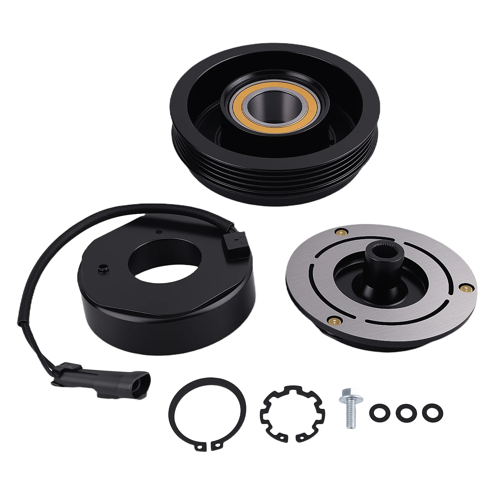 AC Compressor Clutch Kit for Chevy Suburban1500 2500 Tahoe 2003-2014 1521127
AC Compressor Clutch Kit for Chevy Suburban1500 2500 Tahoe 2003-2014 1521127
