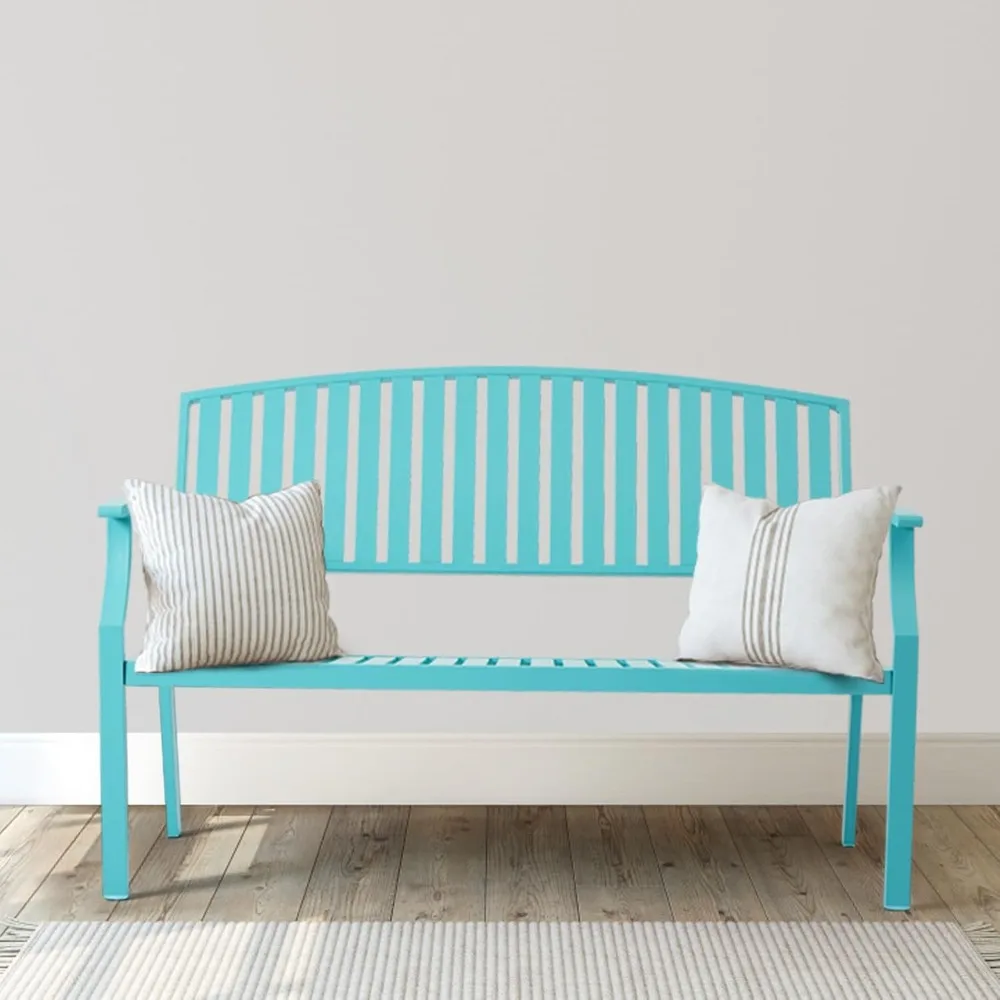 Outdoor Bench Weatherproof Aluminum Patio Garden Bench, Patio Loveseat for Porch Garden Lawn Backyard Park Balcony(Light Blue, 1
Outdoor Bench Weatherproof Aluminum Patio Garden Bench, Patio Loveseat for Porch Garden Lawn Backyard Park Balcony(Light Blue, 1