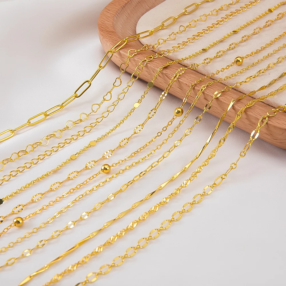 1M/Lot Simple Style Color Preserving O-shaped Cross-coupled Copper Chain For DIY Bracelet Necklace Jewelry Accessories Materials
1M/Lot Simple Style Color Preserving O-shaped Cross-coupled Copper Chain For DIY Bracelet Necklace Jewelry Accessories Materials