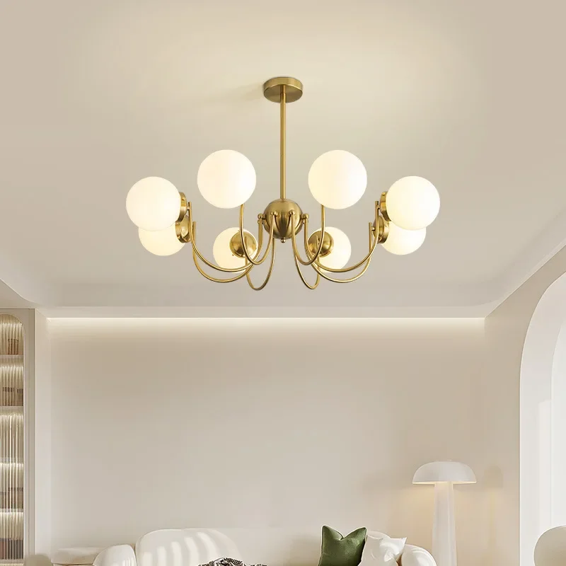 SANDYHA French Milk White Glass Ball Pendant Light Hanging Chandelier Living Room Dining Table Bedroom Lighting Modern
SANDYHA French Milk White Glass Ball Pendant Light Hanging Chandelier Living Room Dining Table Bedroom Lighting Modern